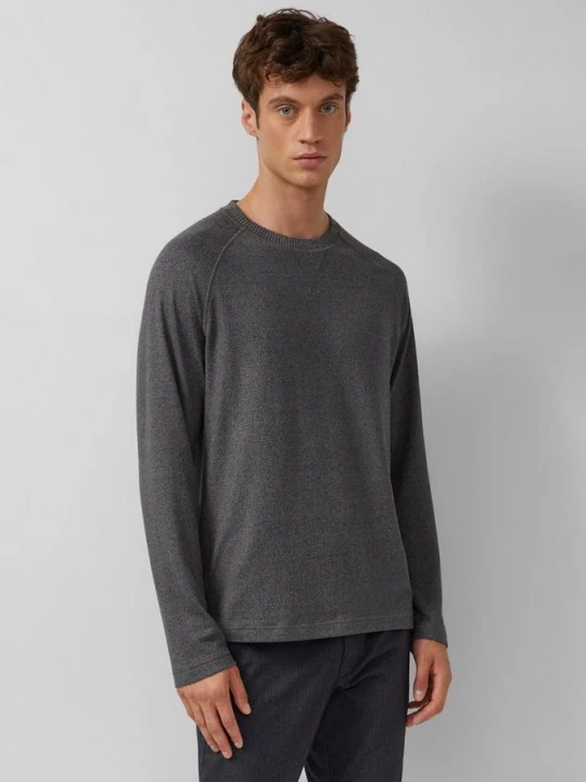 Foto van product Zachte lange mouw in een gemêleerde look s.Oliver grijs