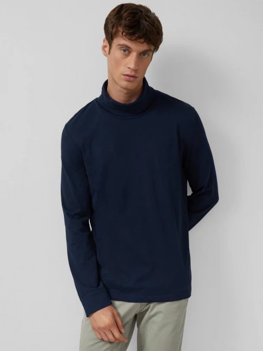 Foto van product Zachte lange mouw met col en manchetten s.Oliver blauw