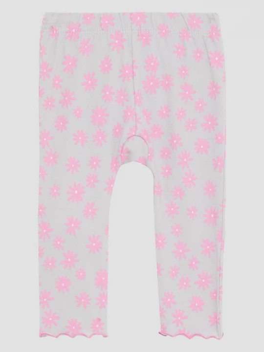 Foto van product Zachte legging met all-over bloemenprint s.Oliver grijs