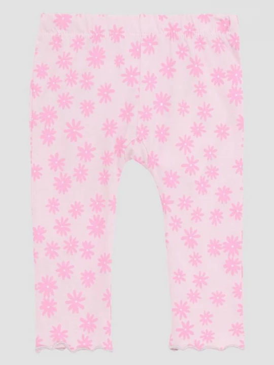 Foto van product Zachte legging met all-over bloemenprint s.Oliver roze