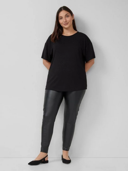 Foto van product Zachte stretch legging van imitatieleer s.Oliver zwart