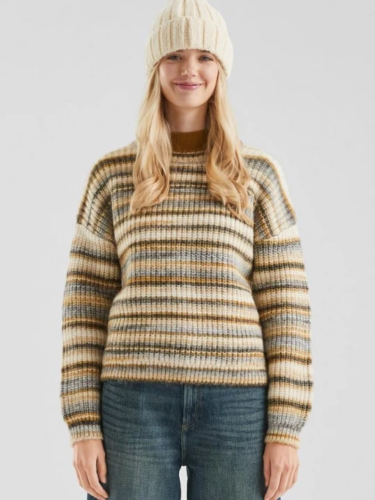 Foto van product Zachte trui in een kleurrijke multimelange look QS