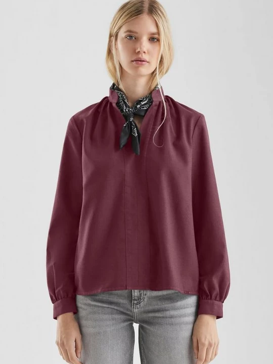 Foto van product Zachte tuniek blouse QS rood