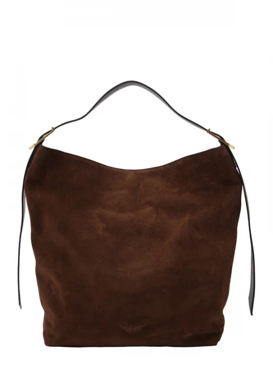 Foto van product Zadig & Voltaire Schoudertas 'JANE' chocoladebruin / zwart
