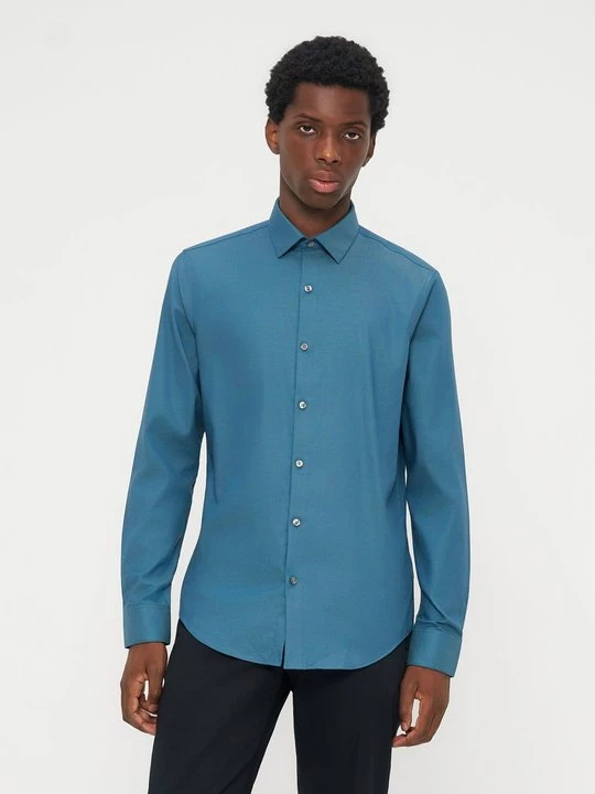 Foto van product Zakelijk overhemd Calvin Klein blauw