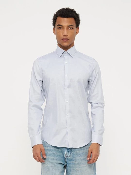 Foto van product Zakelijk overhemd Calvin Klein donkerblauw