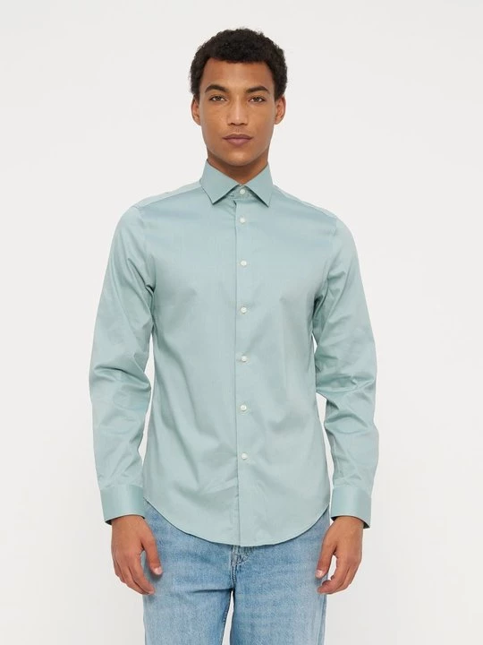 Foto van product Zakelijk overhemd Calvin Klein groen