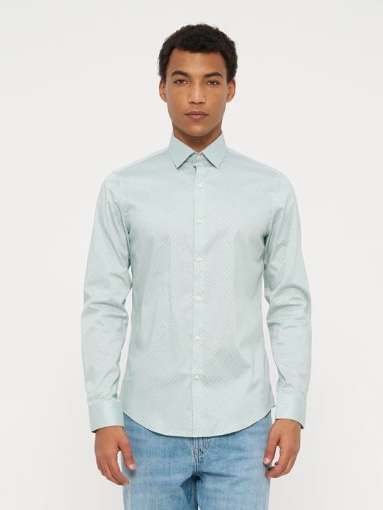 Foto van product Zakelijk overhemd Calvin Klein groen