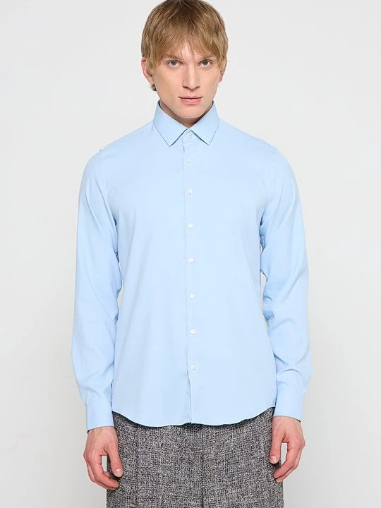 Foto van product Zakelijk overhemd Calvin Klein lichtblauw