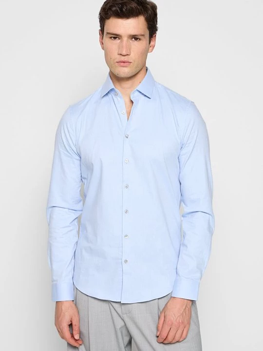 Foto van product Zakelijk overhemd Calvin Klein lichtblauw