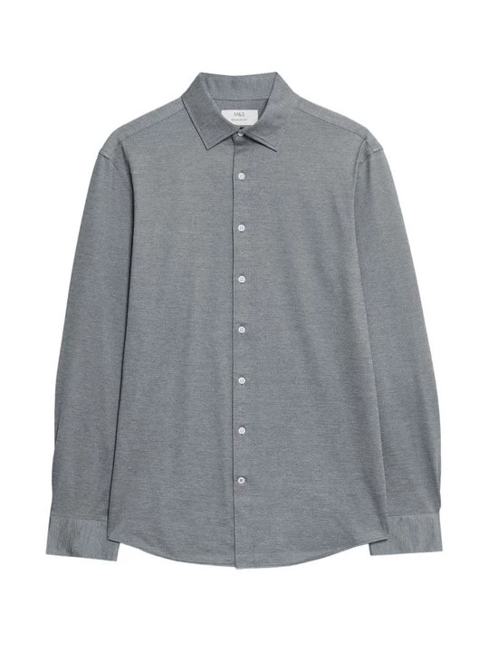 Foto van product Zakelijk overhemd Marks & Spencer donkerblauw