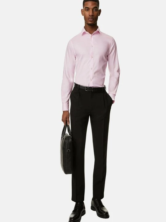 Foto van product Zakelijk overhemd Marks & Spencer roze