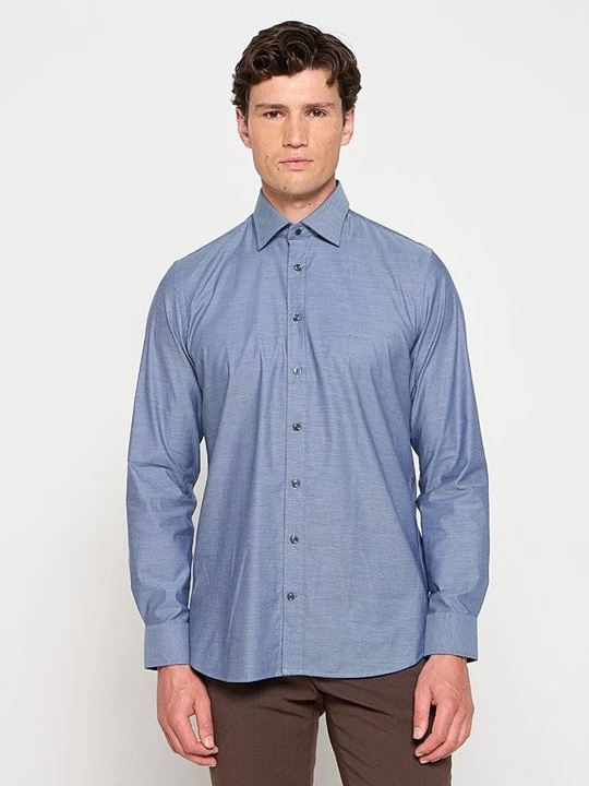 Foto van product Zakelijk overhemd Michael Kors donkerblauw