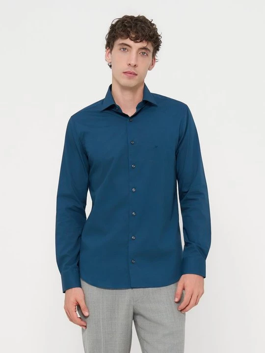 Foto van product Zakelijk overhemd Michael Kors donkerblauw
