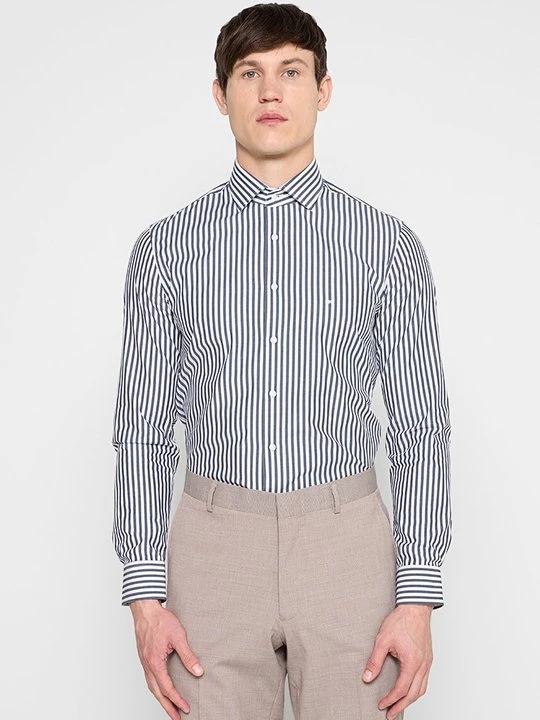 Foto van product Zakelijk overhemd Michael Kors donkerblauw