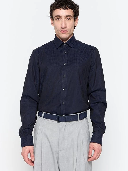 Foto van product Zakelijk overhemd Michael Kors donkerblauw