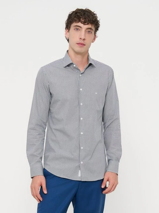 Foto van product Zakelijk overhemd Michael Kors donkerblauw