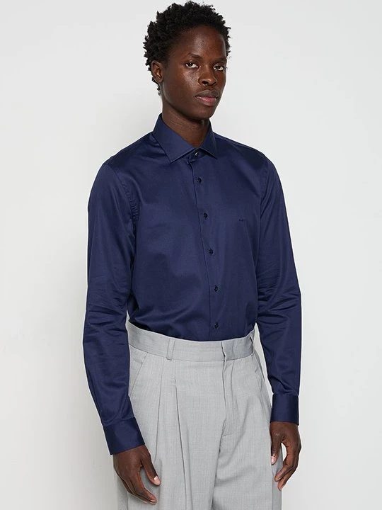 Foto van product Zakelijk overhemd Michael Kors donkerblauw