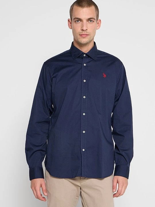 Foto van product Zakelijk overhemd U.S. POLO ASSN. donkerblauw