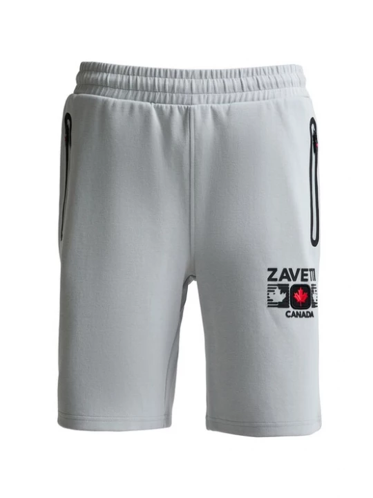 Foto van product Zavetti Canada Broek 'Cirico' lichtgrijs / knalrood / zwart