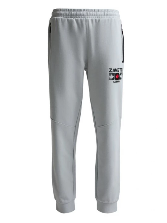 Foto van product Zavetti Canada Broek 'Cirico' lichtgrijs / rood / zwart