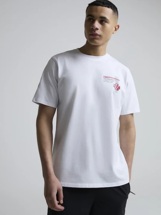 Foto van product Zavetti Canada Shirt 'Alonso' grijs gemêleerd / rood / zwart / wit