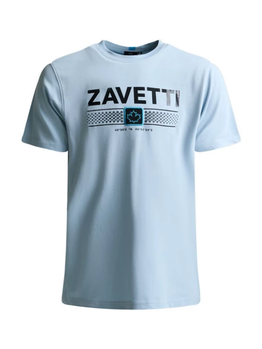 Foto van product Zavetti Canada Shirt 'Viarello' lichtblauw / zwart