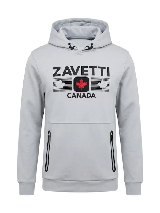 Foto van product Zavetti Canada Sweatshirt 'Cirico' grijs / rood / zwart