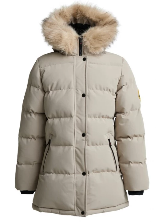 Foto van product Zavetti Canada Winterjas 'Fiorella' beige / greige