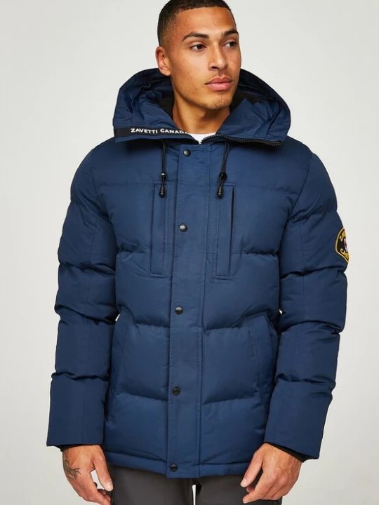 Foto van product Zavetti Canada Winterjas 'Oshawa 2.0' camel / donkerblauw