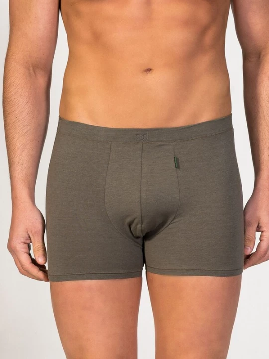 Foto van product zd ZERO DEFECTS Boxershorts 'Apolo Soy fiber' donkergroen