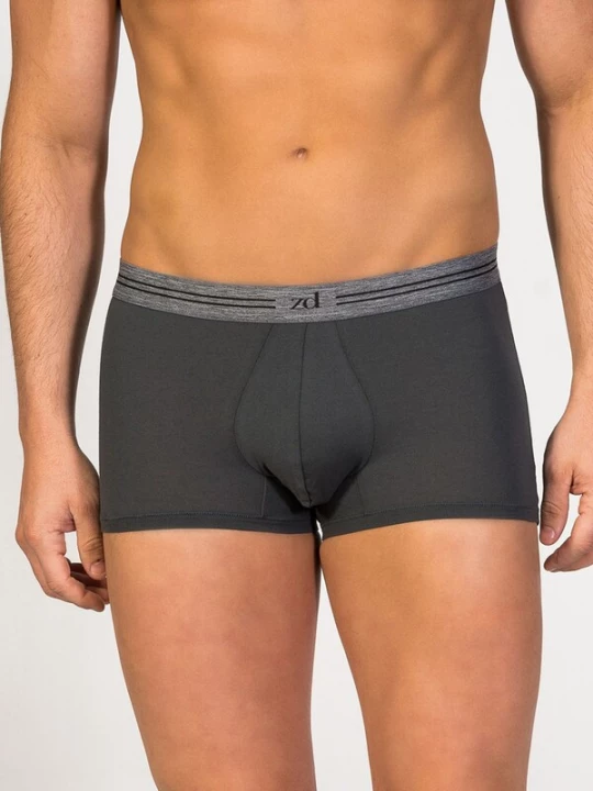 Foto van product zd ZERO DEFECTS Boxershorts 'Athens Egyptian cotton' donkergrijs