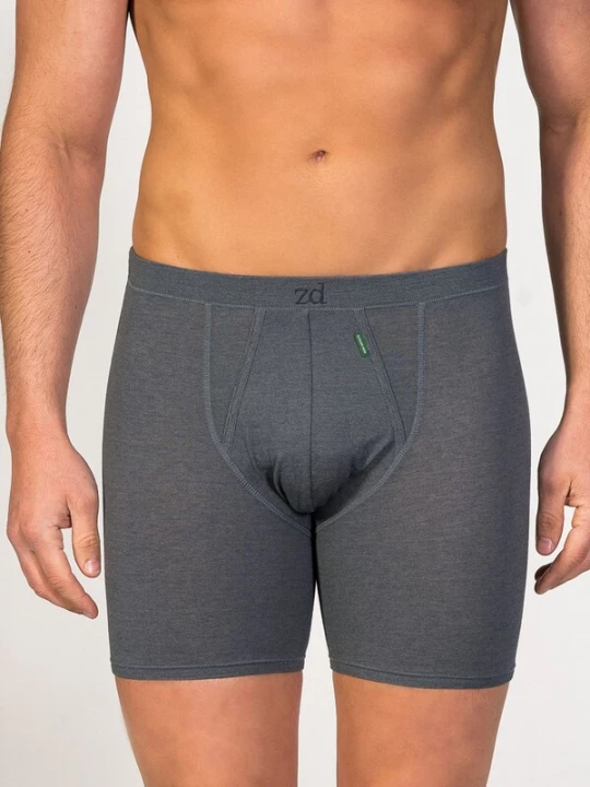 Foto van product zd ZERO DEFECTS Boxershorts 'Cyclist Egyptian cotton' donkergrijs
