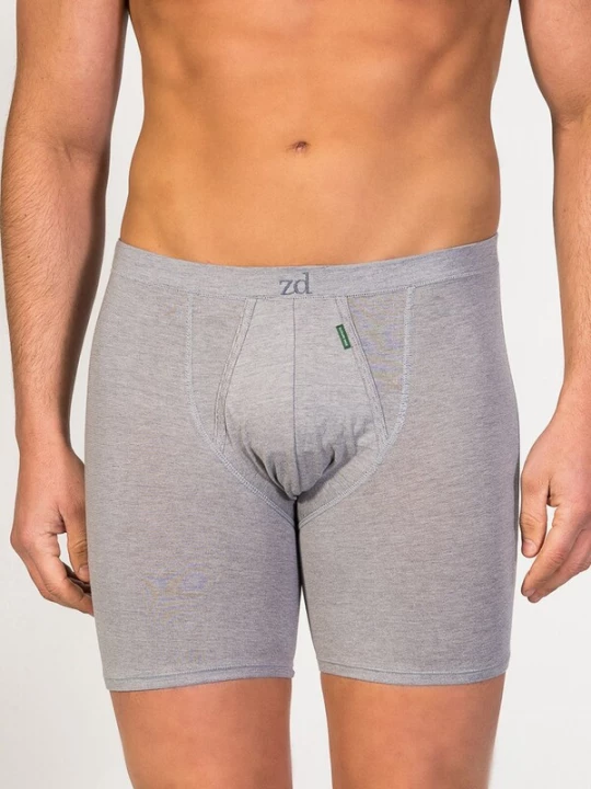 Foto van product zd ZERO DEFECTS Boxershorts 'Cyclist Egyptian cotton' grijs