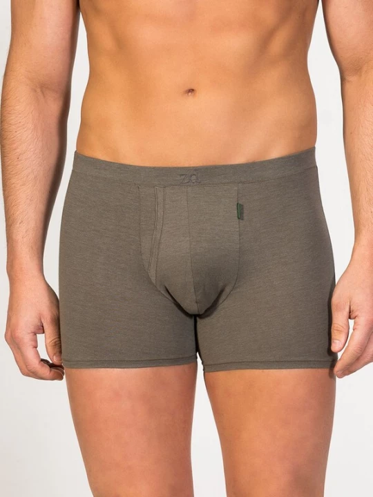 Foto van product zd ZERO DEFECTS Boxershorts 'Heracles Soy fiber' donkergroen