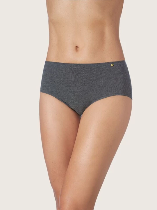 Foto van product zd ZERO DEFECTS Broekje 'Atenea high waist Soy fiber' donkergrijs
