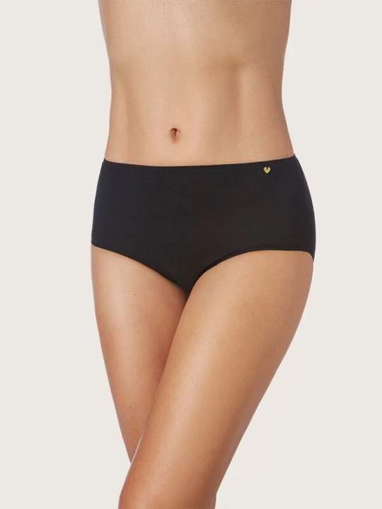 Foto van product zd ZERO DEFECTS Broekje 'Atenea high waist Soy fiber' zwart