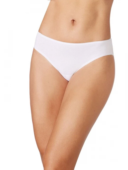 Foto van product zd ZERO DEFECTS Broekje 'Delia mid waist Organic cotton' wit