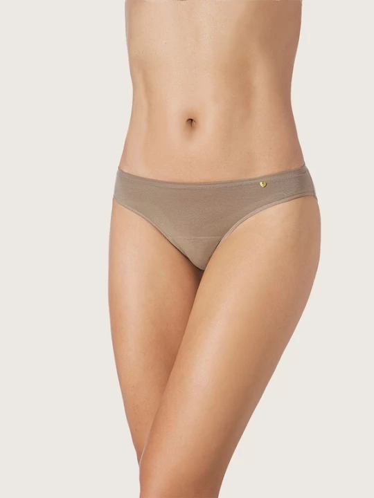 Foto van product zd ZERO DEFECTS Broekje 'Venus low waist Soy fiber' bruin