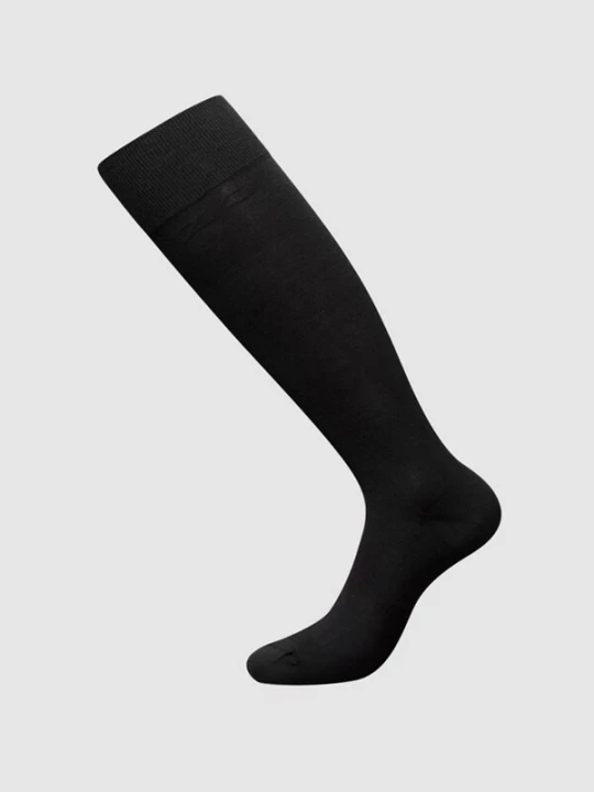 Foto van product zd ZERO DEFECTS Kniekousen 'Merino wool' zwart
