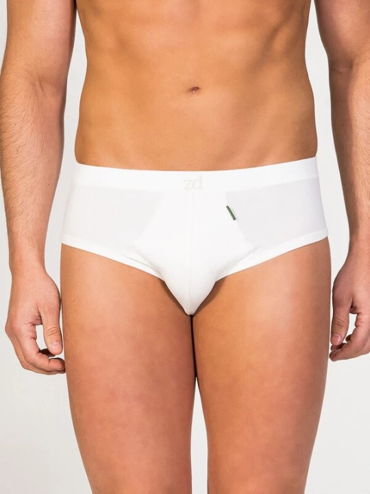 Foto van product zd ZERO DEFECTS Slip 'Mercurio Soy fiber' natuurwit