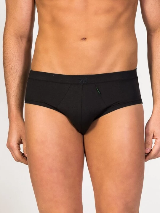 Foto van product zd ZERO DEFECTS Slip 'Mercurio Soy fiber' zwart