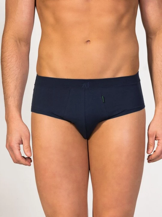 Foto van product zd ZERO DEFECTS Slip 'Mini Egyptian cotton' navy