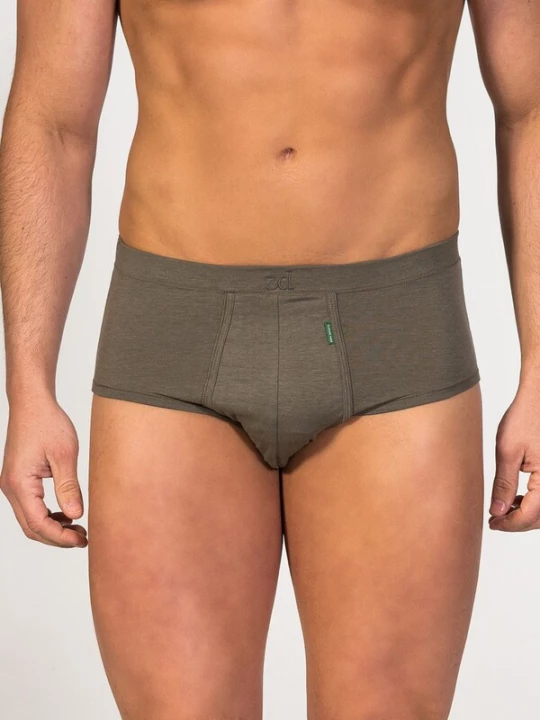 Foto van product zd ZERO DEFECTS Slip 'Saturno Soy fiber' donkergroen