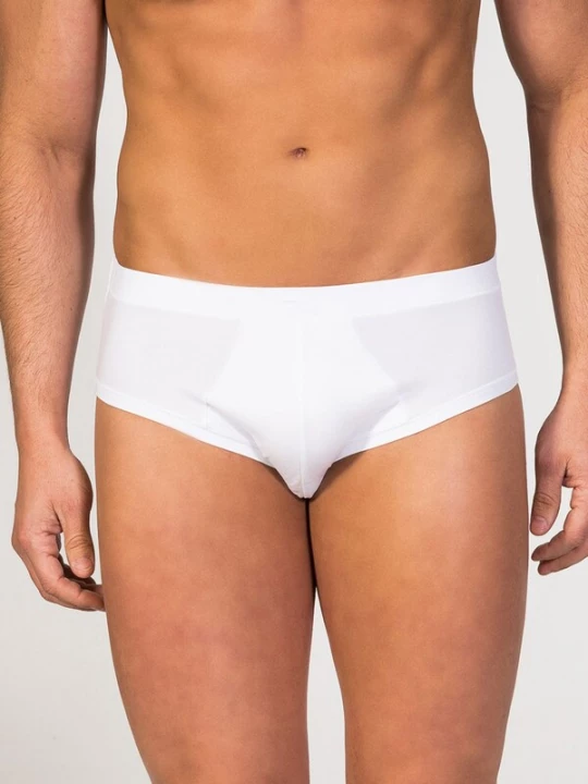 Foto van product zd ZERO DEFECTS Slip 'Track Organic Cotton' wit