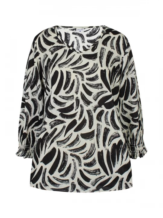 Foto van product ze-ze Blouse 'Exella 18' zwart