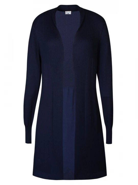 Foto van product ze-ze Gebreid vest 'Florian 305' navy