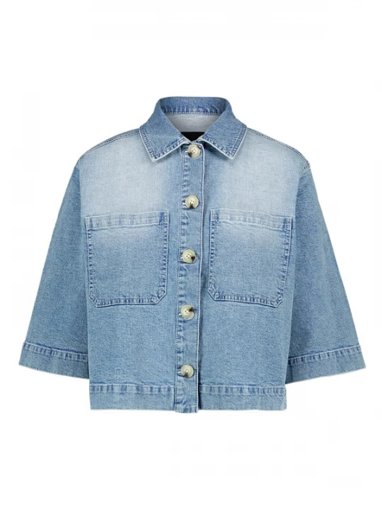 Foto van product zero Blouse blauw denim