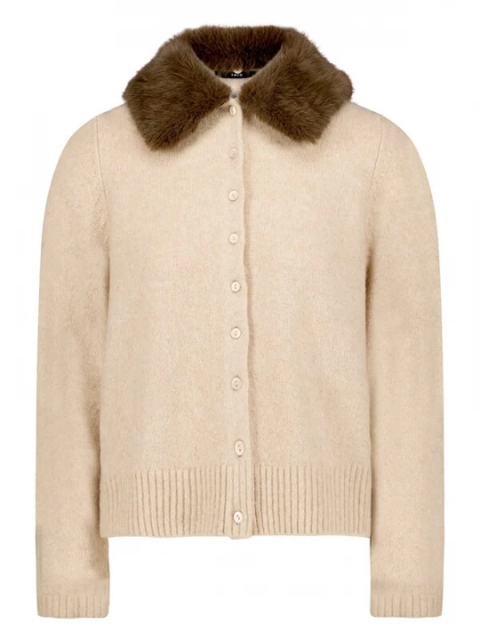 Foto van product zero Gebreid vest beige