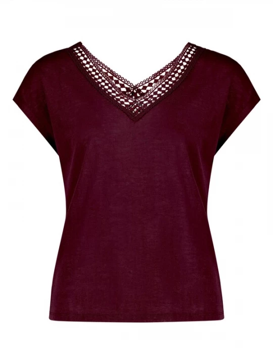 Foto van product zero Shirt aubergine